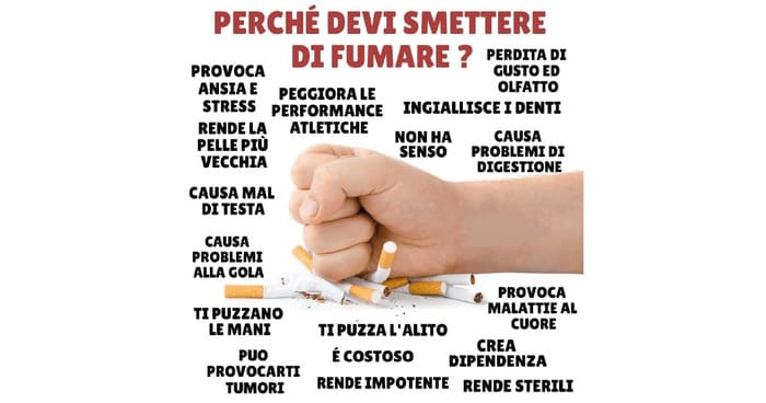 benefici smettere di fumare
