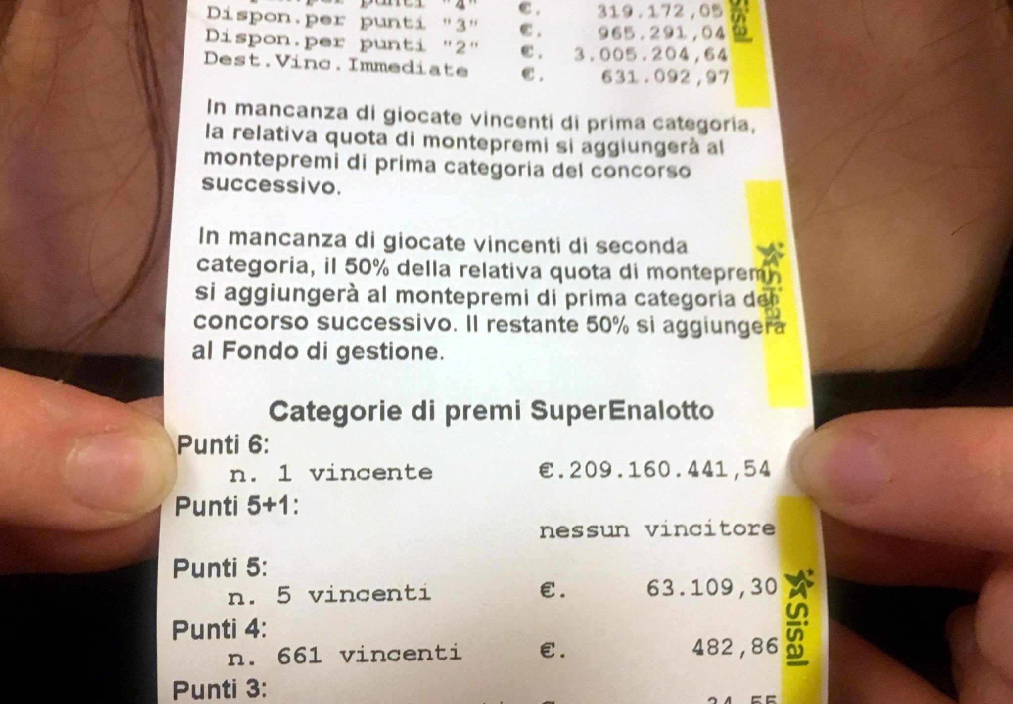 Come controllare online le vincite Sisal Lotto, Superenalotto e Win for Life Come controllare online le vincite Sisal Lotto, Superenalotto e Win for Life