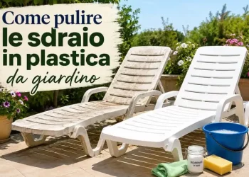 come pulire sdraio