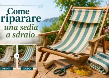 riparare sdraio