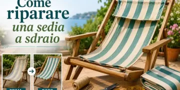 riparare sdraio