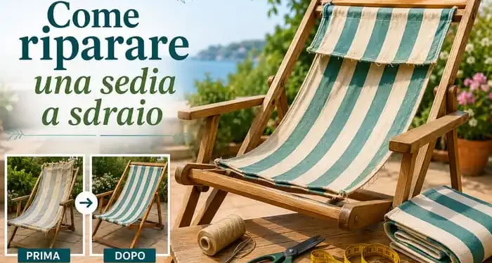 riparare sdraio