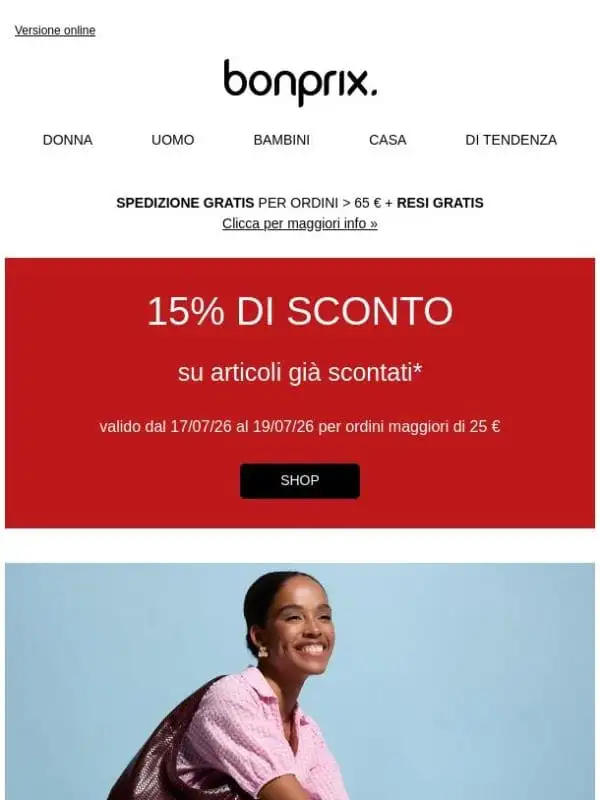 bonprix acquisti