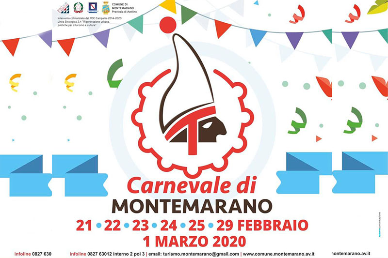 programma carnevale di Montemarano 2020
