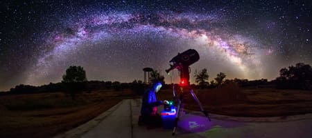 telescopio a distanza