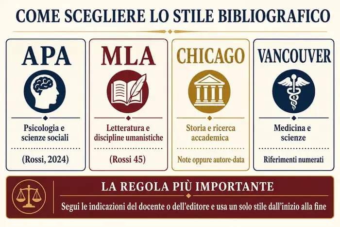 bibliografia stili