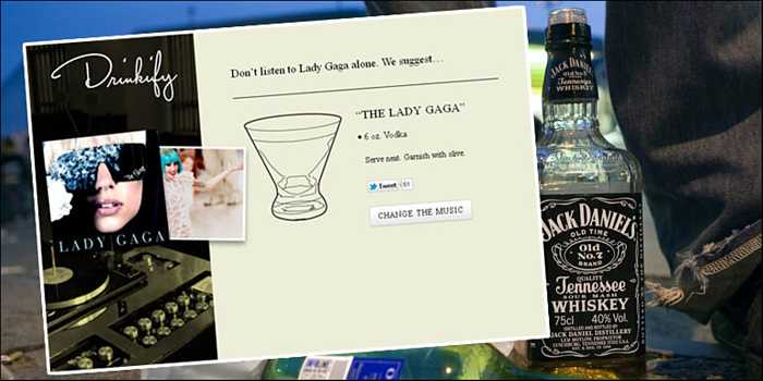 Il cocktail proposto da Drinkify per Lady Gaga