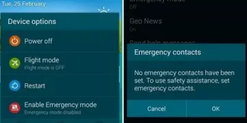Gakaxy S5 funzioni emergenza