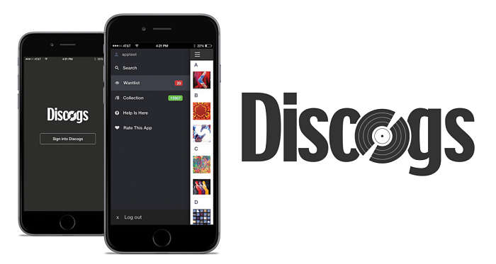 Discogs smartphone