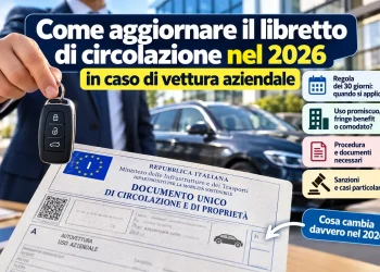 Come aggiornare il libretto di circolazione nel 2026 in caso di vettura aziendale