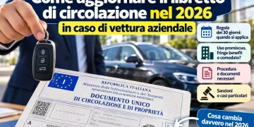 Come aggiornare il libretto di circolazione nel 2026 in caso di vettura aziendale