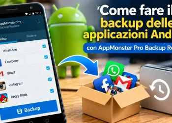 Come fare il backup delle applicazioni Android con AppMonster Pro Backup Restore