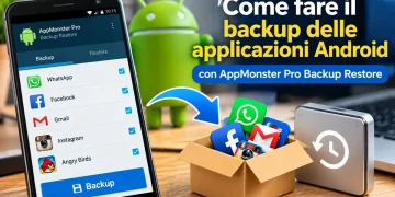 Come fare il backup delle applicazioni Android con AppMonster Pro Backup Restore
