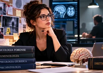 Psicologa criminale e forense al lavoro tra criminologia, indagini e psicologia giuridica