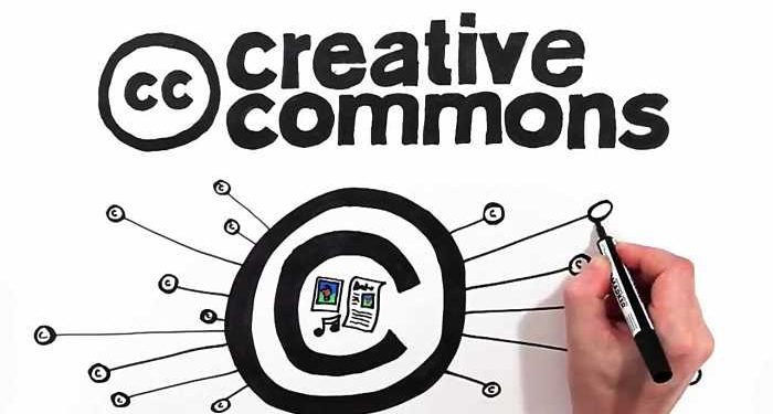 uomo disegna creative commons