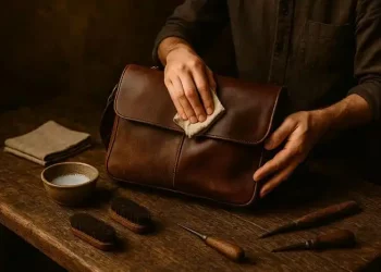 borsa pelle pulizia
