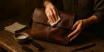 borsa pelle pulizia