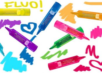 come eliminare macchie evidenziatore