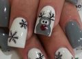 Nail art Natale renne