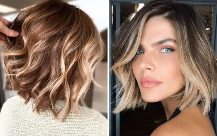 balayage acconciature