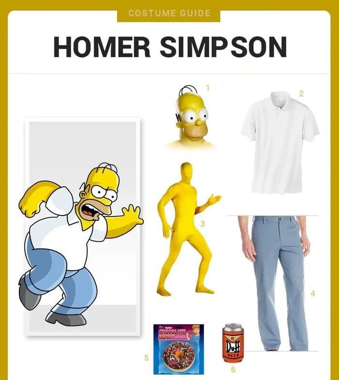 Come fare un costume da Homer Simpson