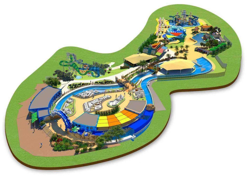 Mappa di Legoland Water Park