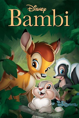 5 film disney Bambi - Anno 1942