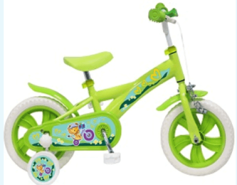 bicicletta verde bambina