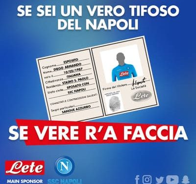 tessera tifoso del Napoli Ticketone