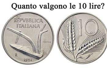 10 lire valore
