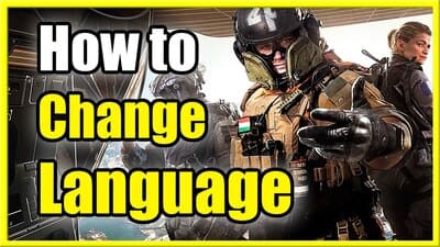 come cambiare lingua su call of duty