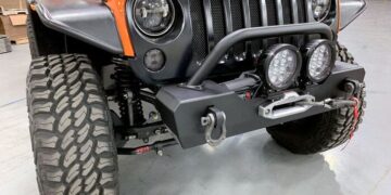 cambio paraurti Jeep