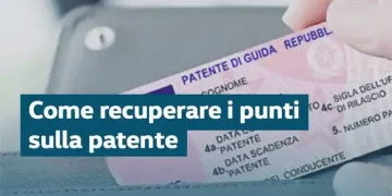 recupero punti patente