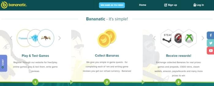 Bananatic paga
