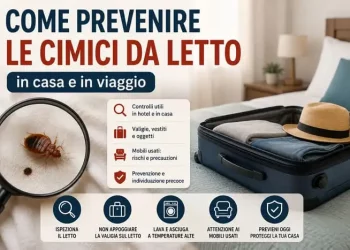 controllare cimici da letto hotel