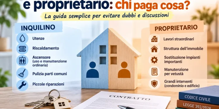 spese condominili a chi spettano
