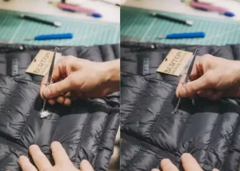 piumino strappato riparazione