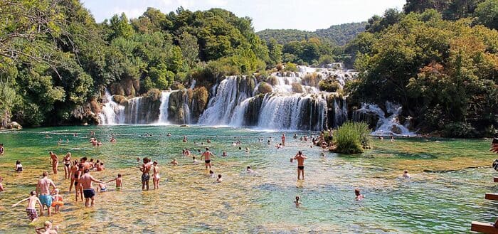 Parco di krka distanza