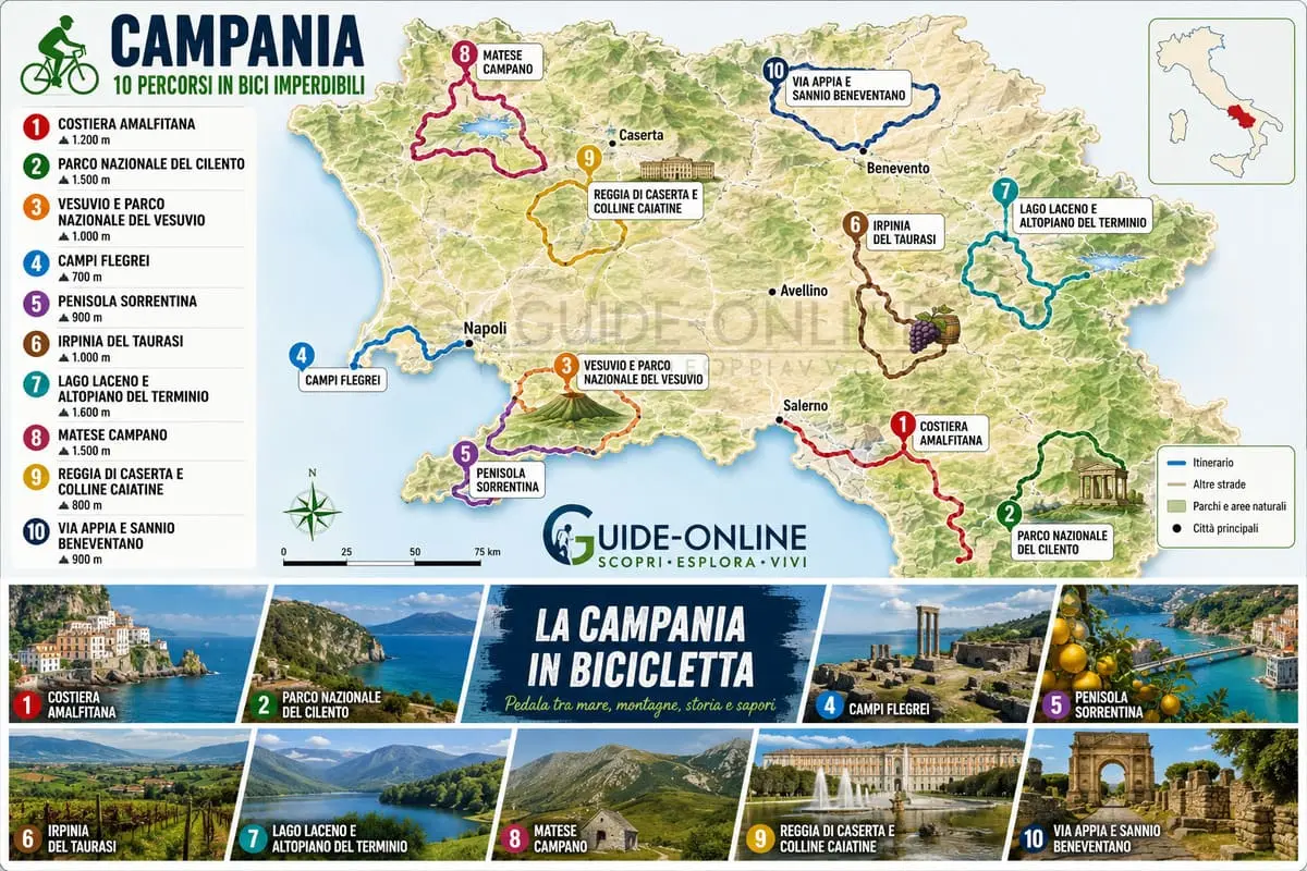 cicloturismo Campania