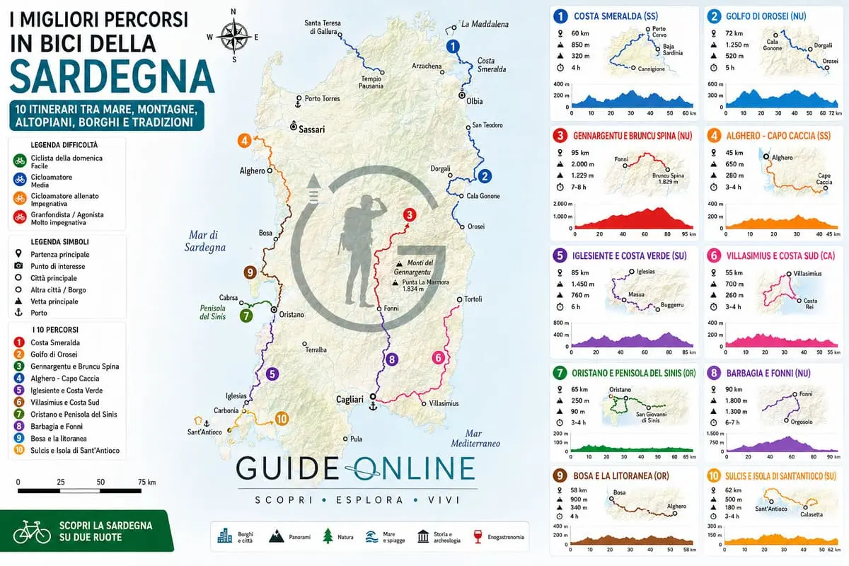 Sardegna percorsi bici