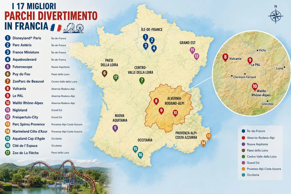 Alvernia parchi divertimento