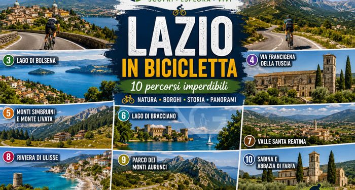 Lazio itinerari in bicicletta