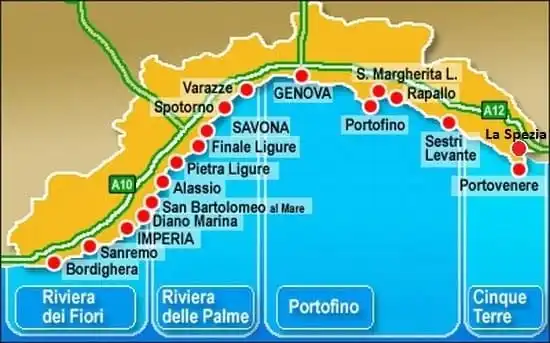 Liguria spiagge libere