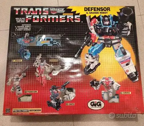transformers vecchi giocattoli valore