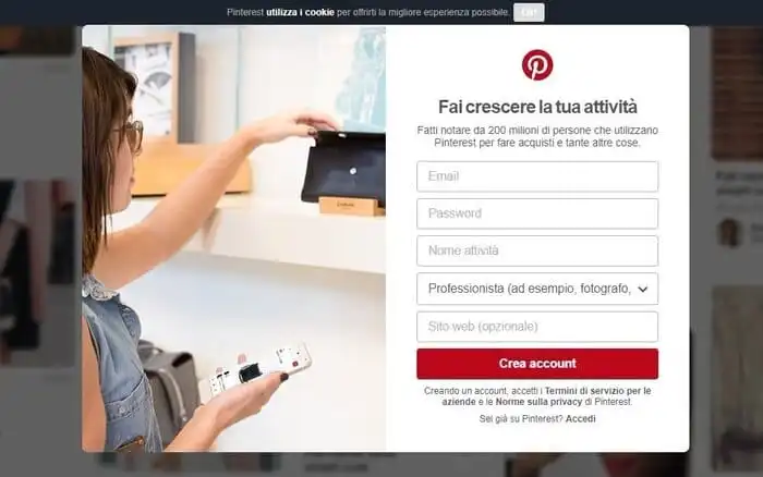 Pinterest business