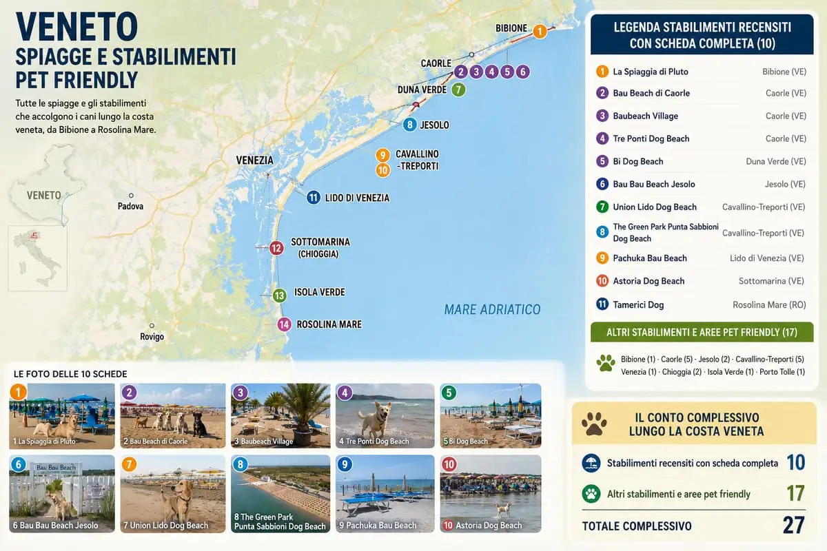 veneto mappa spiagge
