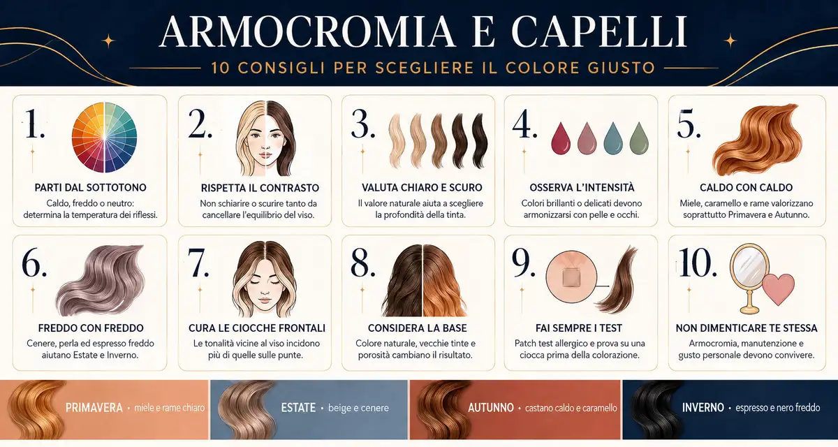 coem scegliere colori capelli
