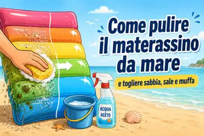 come puire materassino mare