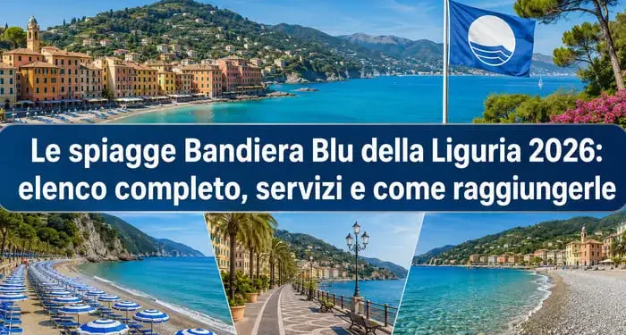 spiagge bandiere blu Liguria