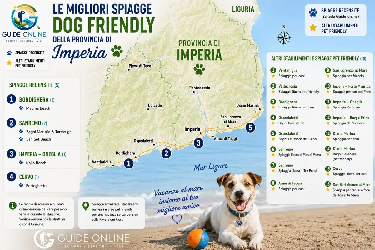 spiagge cani Imperia